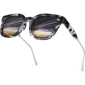 FEISEDY Square Polarized Sunglasses Women Men Retro Trendy Shades UV400 Lenses B2624 in Saudi Arabia
