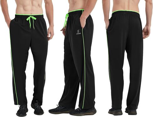 SPEEDME Mens Sweatpants with Pockets Open Bottom Sweat Pants Male for Workout, Gym, Running, Jogging, Athletic, Track, Casual in Saudi Arabia