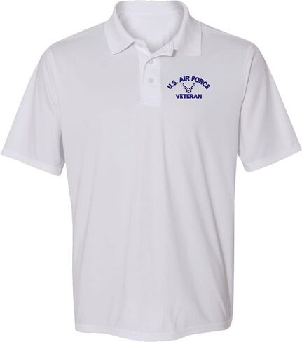 U.S. Air Force Hap Arnold Wings Veteran Polyester Moisture Wicking Polo in Kuwait