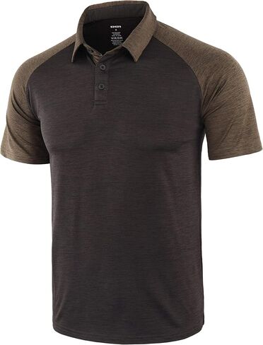 KNQR Mens Lightweight Soft Quick Dry Athletic Workout Running Golf Polo T Shirt in Saudi Arabia