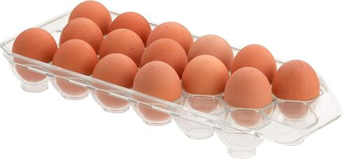 Spectrum Diversified Hexa in-Fridge Tray for Storage and Organization, Holds 18 Eggs, Extra Large, Clear in Saudi Arabia