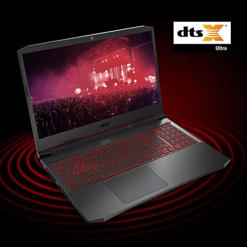 Acer Nitro 5 AN515-45-R21A Gaming Laptop, AMD Ryzen 5 5600H Hexa-Core Processor | NVIDIA GeForce RTX 3060 Laptop GPU | 15.6" FHD 144Hz IPS Display | 16GB DDR4 | 512GB NVMe SSD | WiFi 6 | RGB Keyboard in Kuwait