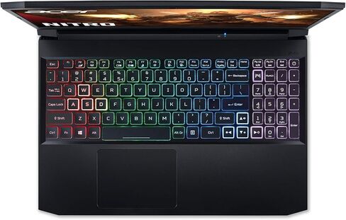 Acer Nitro 5 AN515-45-R21A Gaming Laptop, AMD Ryzen 5 5600H Hexa-Core Processor | NVIDIA GeForce RTX 3060 Laptop GPU | 15.6" FHD 144Hz IPS Display | 16GB DDR4 | 512GB NVMe SSD | WiFi 6 | RGB Keyboard in Kuwait