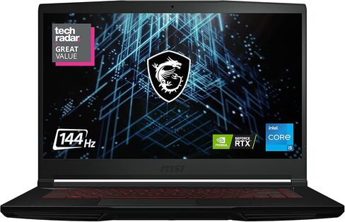 MSI GF63 15.6" 144 Hz Gaming Laptop Intel Core i5-11400H RTX 3050 TI 16GB 512GB NVMe SSD Win11 (11UC-263) in Saudi Arabia