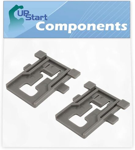 2-Pack W10195840 Dishwasher Rack Adjuster Replacement for KitchenAid KDFE104DSS5 Dishwasher - Compatible with WPW10195840 Top Rack Adjuster in Saudi Arabia