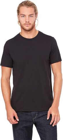 Bella + Canvas 3001C Unisex Jersey Short-Sleeve T-Shirt - Vintage Black - 4XL in Kuwait