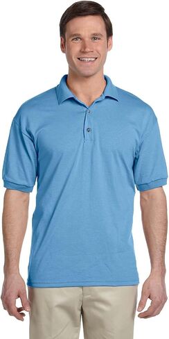 Gildan Mens DryBlend 6-Ounce Jersey Knit Sport Shirt in Saudi Arabia