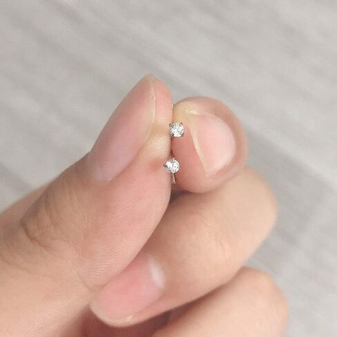 6-14PCS 20g Tiny Nose Stud Ring Piercing Surgical Steel Nose Bone/L Shaped/Nose Screws Rings Set in Kuwait