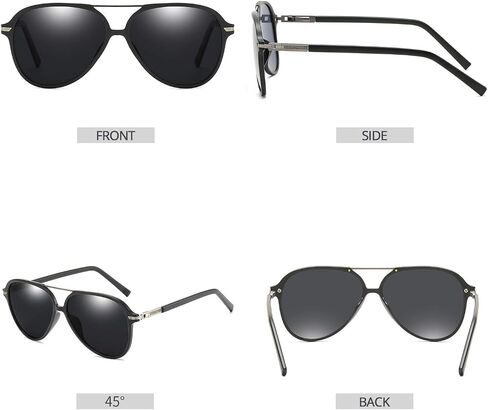 ZENOTTIC Polarized Aviator Sunglasses for Men Women UV400 Protection TR90 Frame Ultra Light Pilot Shape Glasses in Saudi Arabia