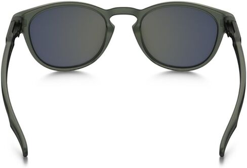 نظارات شمسية من Oakley Mens Latch Asia Fit لون زيتوني مطفأ/إيريديوم زمردي، مقاس واحد in Kuwait