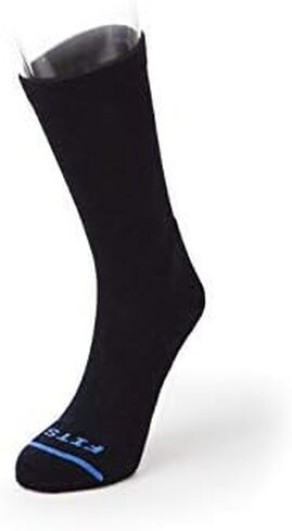 يناسب الملابس الكاجوال - الطاقم: جوارب رجالية للاستخدام اليومي، للارتداء طوال اليوم، مريح، مسامي، كاجوال، جورب صوف عالي الساق، أسود، S in Kuwait