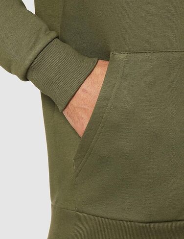 Under Armour Men's UA Rival Cotton Full Zip Hoodie - 1357106-390 - Marine Od Green/Onyx White - M in Kuwait