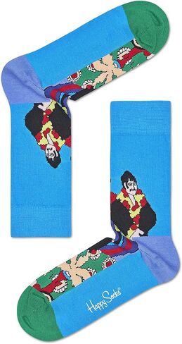 Happy Socks Linda and Johnny Black Guitar Sock in Kuwait