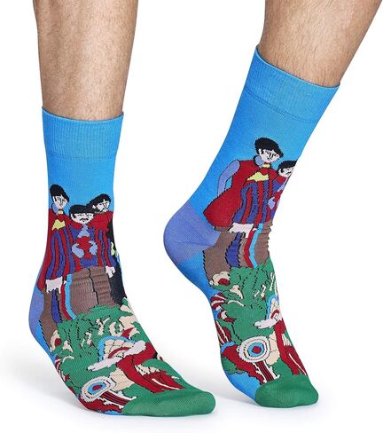 Happy Socks Linda and Johnny Black Guitar Sock in Kuwait