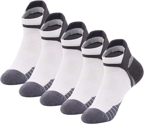 Kodal Copper Infused Running Low Cut Socks No Smell Ankle Tab Support Comfortable Cushion 3 Mixed Color - 5 Pairs in Saudi Arabia