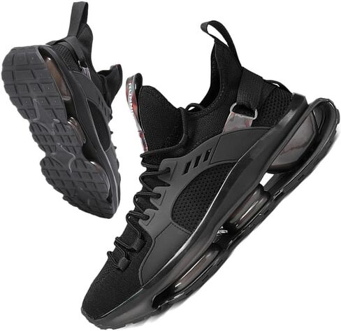 GJUYC Sneakers Shoes for Men Running Shoe Mens Trail Air Fashion Sport Man Athletic Men's Basketball Walking Casual Hiking Male Black White Blue Size Runner Breathable Women Boys Kids in Kuwait