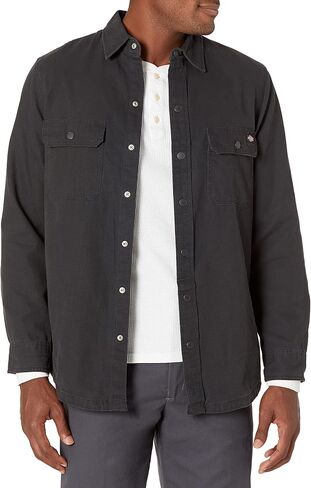 Dickies Men's Regular Fit Flannel Lined Duck Shirt in Saudi Arabia