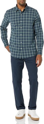 Goodthreads Men's Long-Sleeved Slim-fit Stretch Poplin Shirt (Available in Big & Tall) in Saudi Arabia