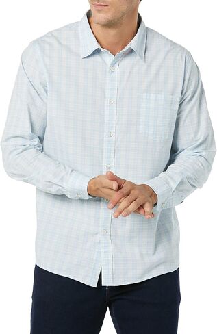 Goodthreads Men's Long-Sleeved Slim-fit Stretch Poplin Shirt (Available in Big & Tall) in Saudi Arabia