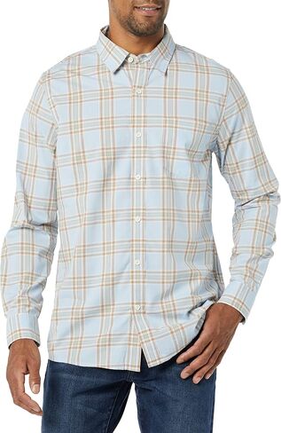 Goodthreads Men's Long-Sleeved Slim-fit Stretch Poplin Shirt (Available in Big & Tall) in Saudi Arabia