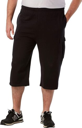 KingSize Men's Big & Tall Fleece Judo Shorts in Kuwait