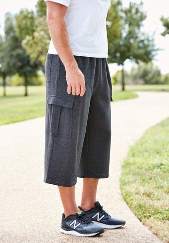 KingSize Men's Big & Tall Fleece Judo Shorts in Saudi Arabia