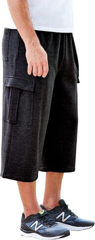 KingSize Men's Big & Tall Fleece Judo Shorts in Kuwait