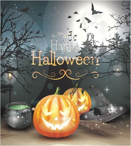 Kigai Happy Halloween Pumpkin Dishwasher Magnet Cover, Kitchen Dish Washer Door Panel Magnetic Sticker Home Appliances Decorative Stickers for Home Kitchen Farmhouse Decor, 23 W x 26 H Inch in Saudi Arabia