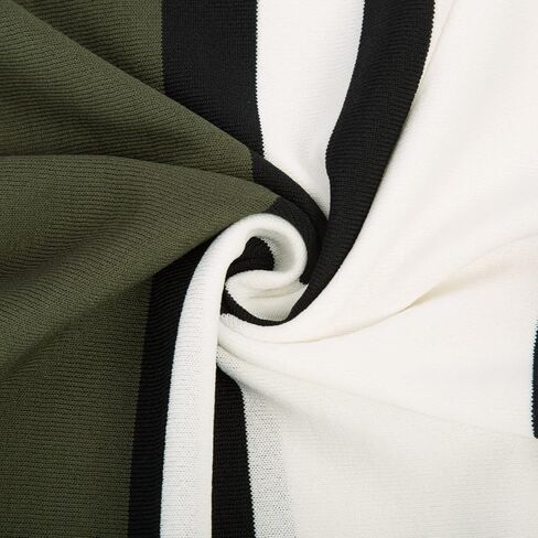 تي شيرت رجالي مخطط من GRACE KARIN بياقة دائرية وأكمام قصيرة وقمصان محبوكة كاجوال in Kuwait