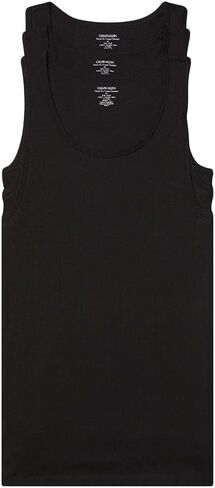 Calvin Klein Cotton Classics 3 Pack Tank NB4010 Black in Saudi Arabia