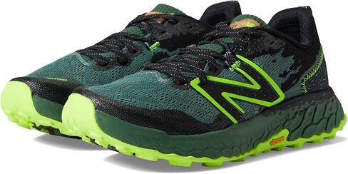 New Balance Men's Fresh Foam X Hierro V7 Trail Running Shoe, Jade/Pixel Green, 12 Wide in Saudi Arabia
