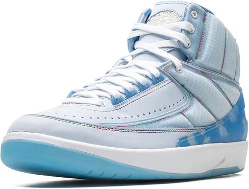 Jordan Mens Air Jordan 2 DQ7691 419 J Balvin - Size 10.5 Light Blue/White in Saudi Arabia