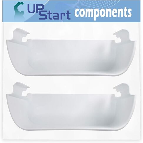 2-Pack 240363701 Refrigerator Door Shelf Bin Replacement for Frigidaire FFHS2311PFGA Refrigerator - Compatible with AP2116105 Door Shelf - UpStart Components Brand in Saudi Arabia