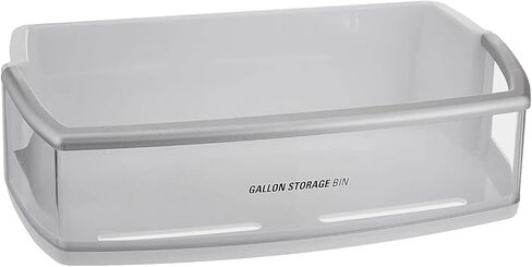 Durable AAP73631501 Door Basket Assembly - Compatible LG Refrigerator Parts - Replaces AP5782456 2758002 PS8748026 - Has a Clear Front Insert - Made of Sturdy Materials in Saudi Arabia