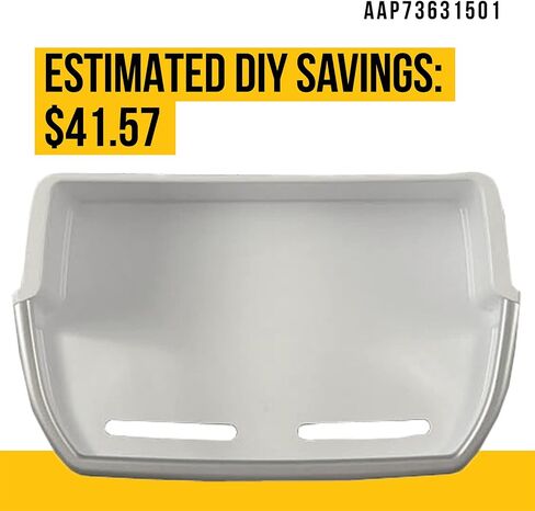 Durable AAP73631501 Door Basket Assembly - Compatible LG Refrigerator Parts - Replaces AP5782456 2758002 PS8748026 - Has a Clear Front Insert - Made of Sturdy Materials in Saudi Arabia