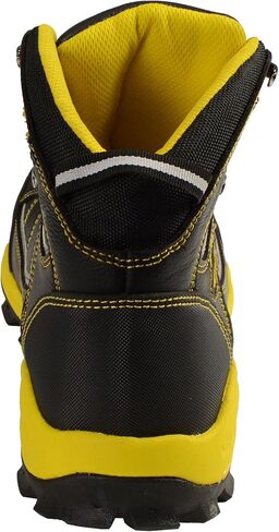 Bazalt Men's Mpm9122 Lace-up Black with Yellow Water and Frost Proof Leather Outdoor Boots Footwear in Saudi Arabia