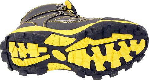 Bazalt Men's Mpm9122 Lace-up Black with Yellow Water and Frost Proof Leather Outdoor Boots Footwear in Saudi Arabia