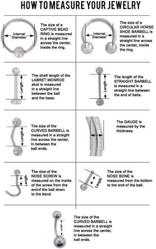 Tongue Piercing Barbells - 7-Pack Acrylic Doughnut with 14ga-5/8"(16 mm) 316L Surgical Steel Barbell Assorted Colors in Kuwait