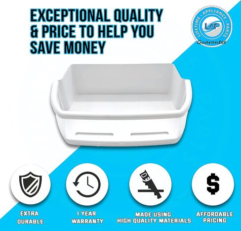 جهاز مدى الحياة مطور AAP73051302 صندوق رف الباب (يمين) متوافق مع ثلاجة LG، Kenmore Sears - AAP73051301 in Saudi Arabia