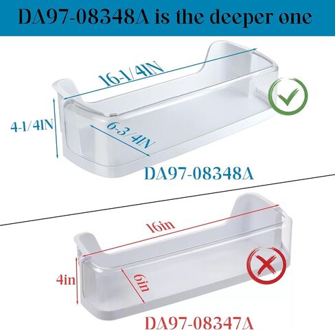 DA97-08348A حاوية سلة رف الباب، مناسبة للثلاجة RS265TDRS، RS25H5111SR، تجميع حامي بن الثلاجة، رقم القطعة: DA63-05215A. in Saudi Arabia