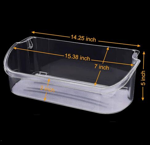 240356402 Refrigerator Door Bin Compatible with Frigidaire Kenmore Electrolux Refrigerator, Replaces 240356402 AP2549958 240430312 240356416 240356407 Refrigerator Door Shelf Bin in Saudi Arabia