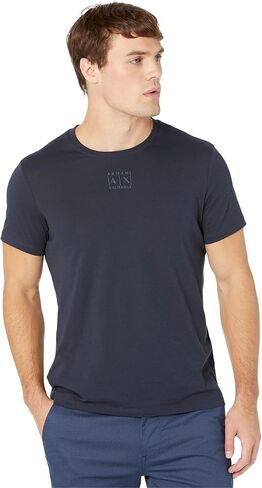 تي شيرت رجالي مطبوع عليه شعار خطوط A|X Armani EXCHANGE in Saudi Arabia