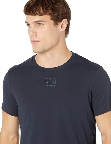 تي شيرت رجالي مطبوع عليه شعار خطوط A|X Armani EXCHANGE in Saudi Arabia
