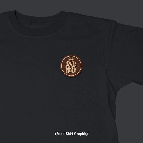 OLD GUYS RULE Men's Graphic T-Shirt, Muscle Cars Funny Novelty Tee for Car Enthusiast, Hot Rod, Racing in Saudi Arabia