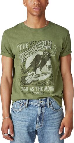 تي شيرت رجالي برسومات Nashville Crow من Lucky Brand in Saudi Arabia