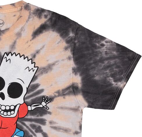 The Simpsons Men's Bart Simpson Classic Shirt Homer, Bart, Lisa Tee Tie Dye T-Shirt in Saudi Arabia