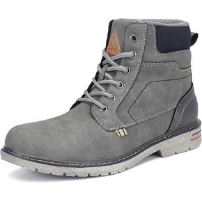 Men's Women's Mid Hiking Boots Outdoor Water Resistant Non Slip Leather Ankle Casual Boot