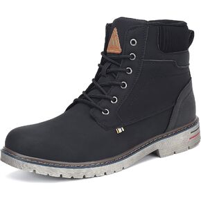 Men's Women's Mid Hiking Boots Outdoor Water Resistant Non Slip Leather Ankle Casual Boot