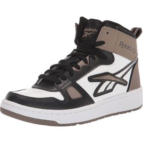 Reebok Unisex Resonator Mid Running Shoe, White/Black/Trek Grey, 7 US Men in Saudi Arabia