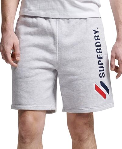 شورت رياضي رجالي من Superdry مزين برمز Code، مقاس مريح، خصر برباط in Kuwait